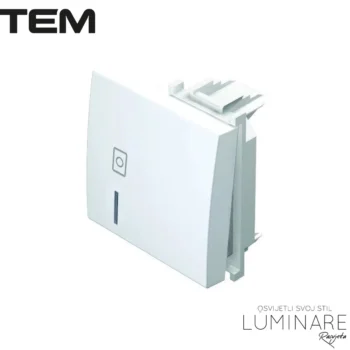 MODUL TIPKA SA INDIKACIJOM I OZNAKOM PERILICA 2M BIJELA SJAJNA