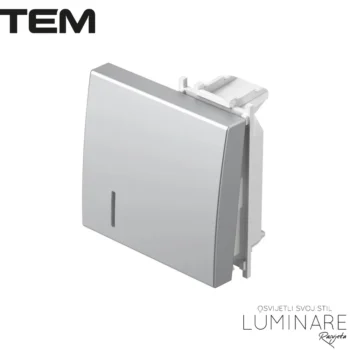 MODUL TIPKA SA INDIKACIJOM 2M SREBRNA MAT