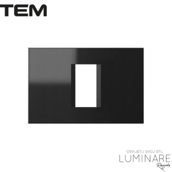 MODUL OKVIR LINE 1(3)M CRNA SJAJNA