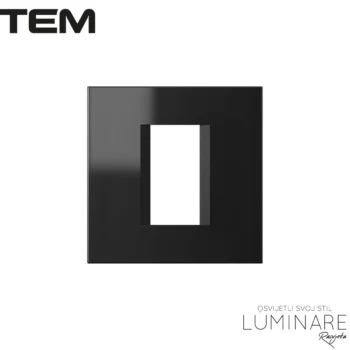 MODUL OKVIR LINE 1M CRNA SJAJNA