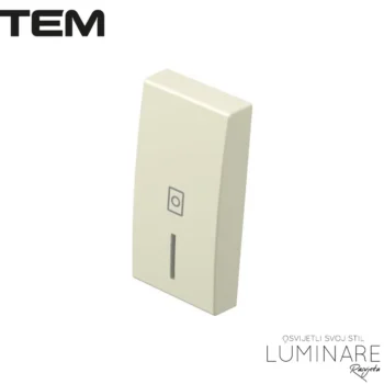 MODUL TIPKA SA INDIKACIJOM I OZNAKOM PERILICA 1M BEŽ SJAJNA