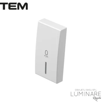 MODUL TIPKA SA INDIKACIJOM I OZNAKOM SVJETLO 1M BIJELA SJAJNA