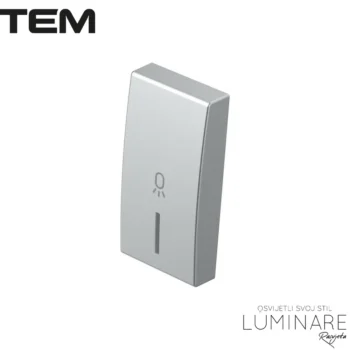 MODUL TIPKA SA INDIKACIJOM I OZNAKOM SVJETLO 1M SREBRNA MAT