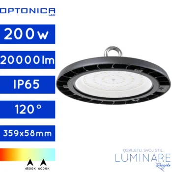LED INDUSTRIJSKA UFO SVJETILJKA 200W IP65