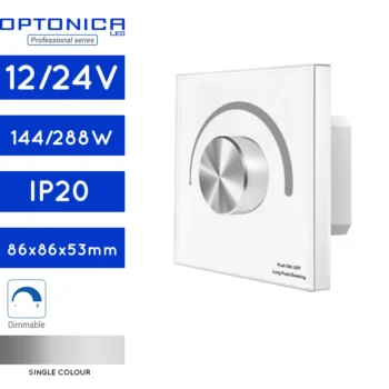 ZIDNI KONTROLER ZA JEDNOBOJNU LED TRAKU 12/24V(144/288W) Professional