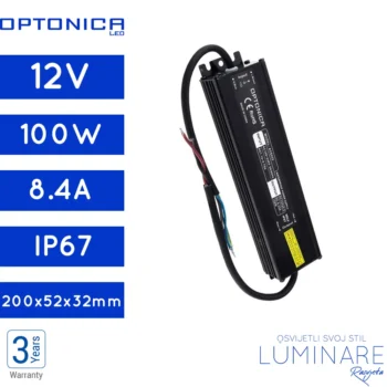 NAPAJANJE 100W 8.4A 12V IP67 PREMIUM