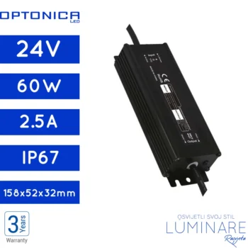 NAPAJANJE 60W 2.5A 24V IP67 PREMIUM
