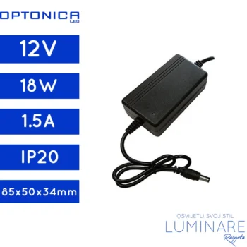 NAPAJANJE 18W 1.5A 12V IP20 SA UTIKAČEM
