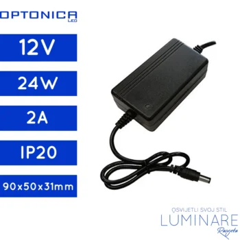 NAPAJANJE 24W 2A 12V IP20 SA UTIKAČEM