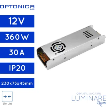 napajanje 360w 30a 12v slim series-luminare rasvjeta