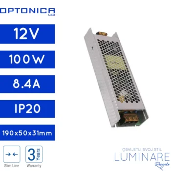 napajanje 100w 8.4a 12v slim premium series-luminare rasvjeta