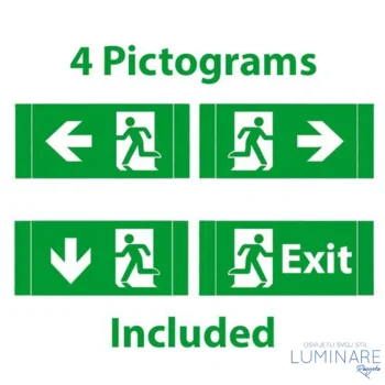 Alternative view of PANIK SVJETILJKA LED 3W NADGRADNA IP20