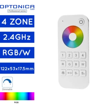 ZONSKI DALJINSKI SA 4 ZONE RGB/W