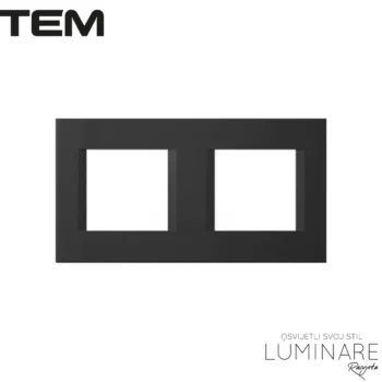 MODUL OKVIR LINE 2X2M CRNA MAT