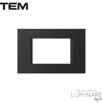 MODUL OKVIR LINE 3M CRNA MAT