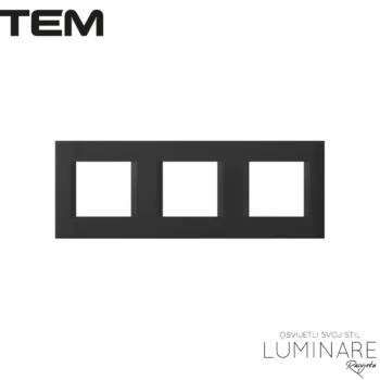 MODUL OKVIR LINE 3X2M CRNA MAT
