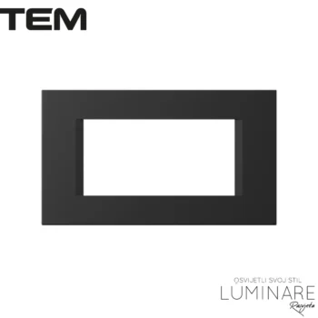MODUL OKVIR LINE 4M CRNA MAT