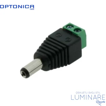 KONEKTOR NAPAJANJA ZA LED TRAKU MUŠKI