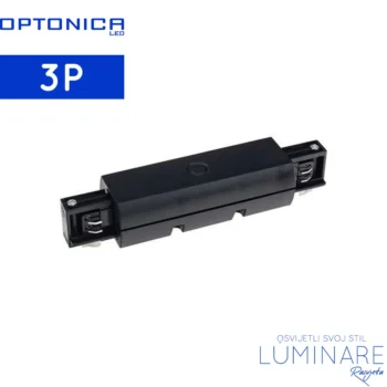 spojnica za trofaznu tračnu rasvjetu-ravni konektor za trofaznu šinu- optonica-luminare rasvjeta