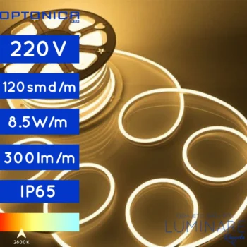 LED FLEX NEON 220V IP65 2800K 1m