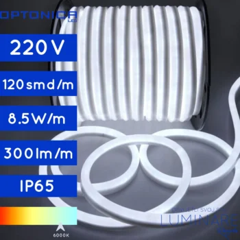 LED FLEX NEON 220V IP65 6000K 1m