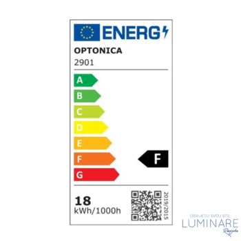 Alternative view of LED PLAFONJERA 18W OKRUGLA CRNA