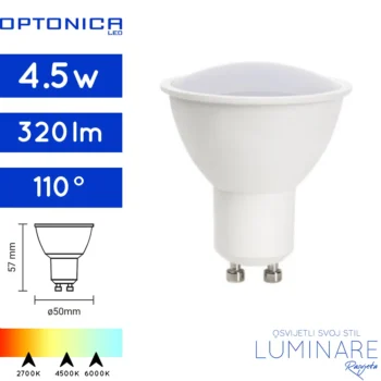gu10 zarulja-4.5w-2 godine jamstvo
