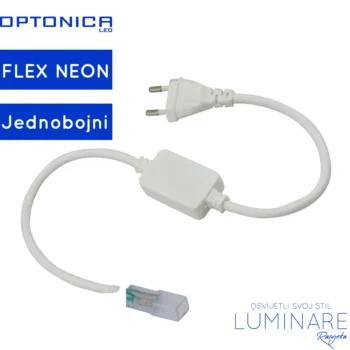 PRIKLJUČNI KABEL ZA JEDNOBOJNI LED FLEX NEON