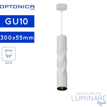 SPOTLIGHT VISILICA GU10 BIJELA MAT SPIRALNA