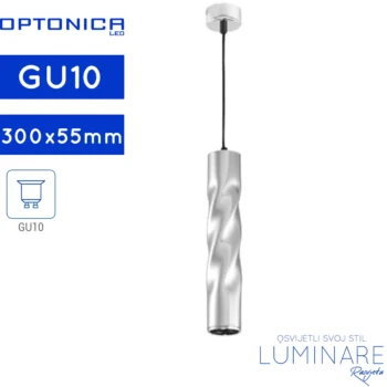SPOTLIGHT VISILICA GU10 CHROME SPIRALNA