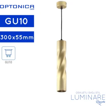 SPOTLIGHT VISILICA GU10 GOLD MAT SPIRALNA