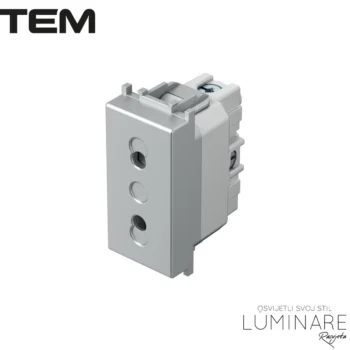 MODUL UTIČNICA EURO 10A SREBRNA MAT