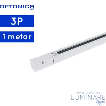 trofazna šina 1m bijela-tračnica za šinsku rasvjetu bijela-luminare rasvjeta