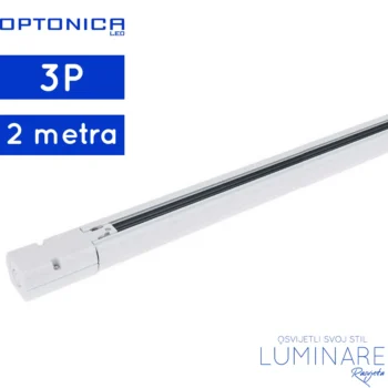 trofazna šina 2m bijela-tračnica za šinsku rasvjetu bijela-luminare rasvjeta