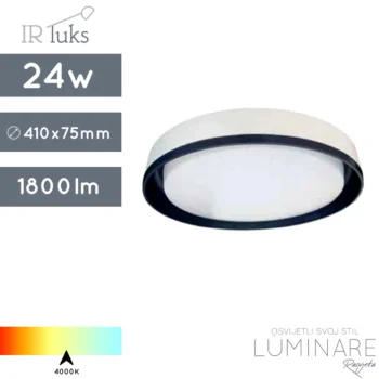 LED PLAFONJERA 24W 3L-CL-4635-350 WHITE/DARK GREY