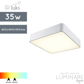 LED PLAFONJERA 35W RETTANGOLARE SEMPLICE