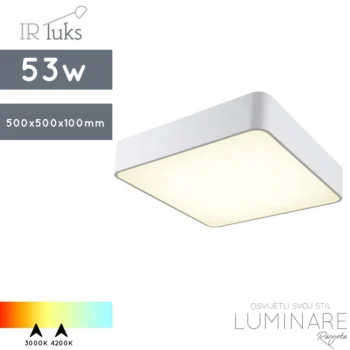 LED PLAFONJERA 53W RETTANGOLARE SEMPLICE