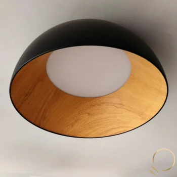 Alternative view of LED PLAFONJERA 42W MEZZA LEGNO SANDY BLACK/WOOD GRAIN 4000K