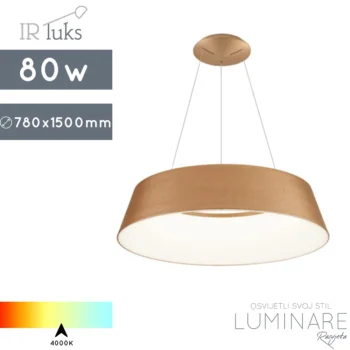 LED VISILICA CONO-P-780/40 BRUSHED GOLD