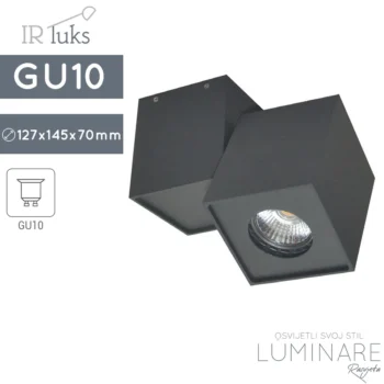 ZAKRETNA SPOTLIGHT SVJETILJKA FARETTO Q1 ALU TAMNO SIVA