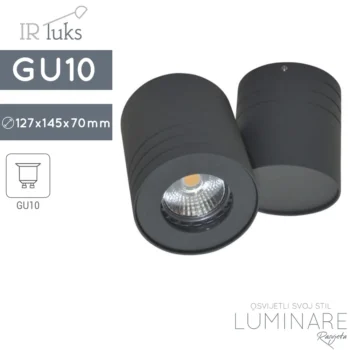 ZAKRETNA SPOTLIGHT SVJETILJKA FARETTO R1 ALU TAMNO SIVA