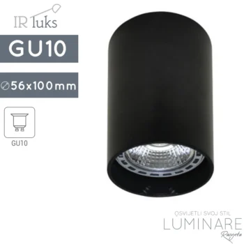 STROPNA SPOTLIGHT SVJETILJKA ROTONDO MINI 100/56 ALU CRNA