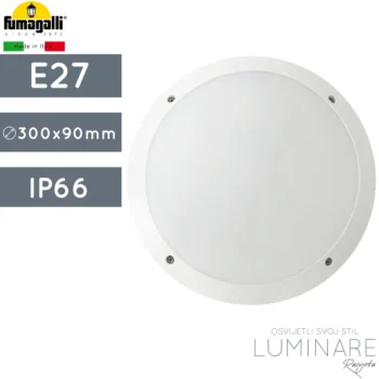 VANJSKA PLAFONJERA LUCIA IP66 E27 BIJELA