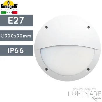 VANJSKA PLAFONJERA LUCIA EL IP66 E27 BIJELA