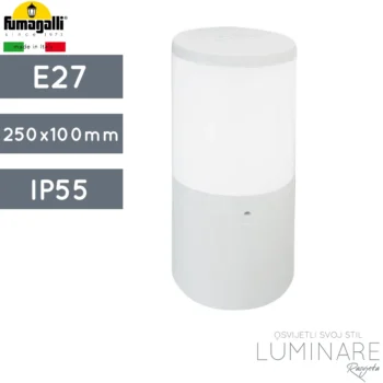 VANJSKA PODNA SVJETILJKA AMELIA 250 E27 IP55 BIJELA