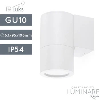 ir-luks-wm001-bijela-gu10-luminare rasvjeta