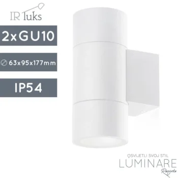 ir-luks-wm002-white-2xgu10-luminare rasvjeta