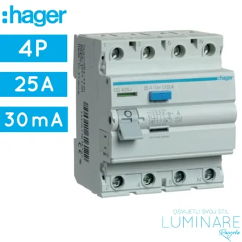 FID SKLOPKA 4P/25/0.03A A CD425J HAGER