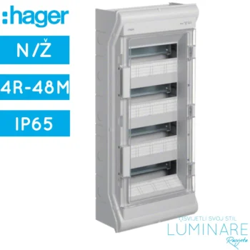 NADGRADNI ORMAR VECTOR 4R-48M IP65 VE412L HAGER