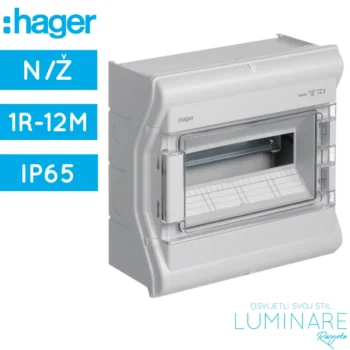 NADGRADNI ORMAR VECTOR 1R-12M IP65 VE112L HAGER